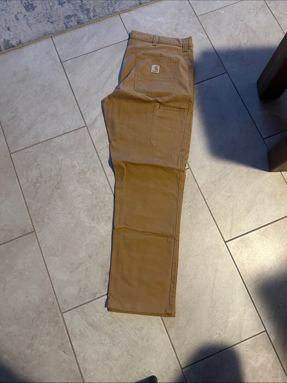 Carhartt Men's Tan Carpenter Pants - Classic Workwear
